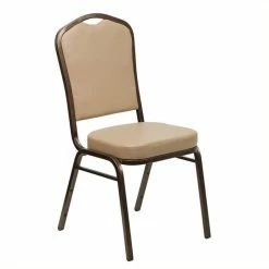 Buy 🔔 Flash Furniture Hercules Banquet Stacking Chair In Tan 🎁