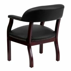 Best Sale 😀 Flash Furniture Leather Conference Guest Chair In Black 🌟 -Guest Chairs Sales 463177 2 L