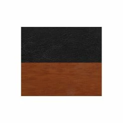 Cheapest 🔔 Regency Vinyl Regent Vinyl Side Guest Chair In Cherry Wood And Black 👍 -Guest Chairs Sales 463503 5 L