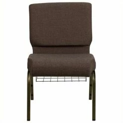 Coupon 😍 Flash Furniture Hercules Church Stacking Guest Chair In Brown ✨