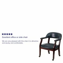 Best deal ๐งจ Flash Furniture Luxurious Conference Guest Chair In Blue With Casters ๐ 17 Best deal ๐งจ Flash Furniture Luxurious Conference Guest Chair In Blue With Casters ๐ -Guest Chairs Sales 465576 3 L