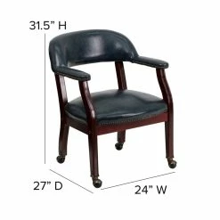 Best deal ๐งจ Flash Furniture Luxurious Conference Guest Chair In Blue With Casters ๐ 19 Best deal ๐งจ Flash Furniture Luxurious Conference Guest Chair In Blue With Casters ๐ -Guest Chairs Sales 465576 5 L
