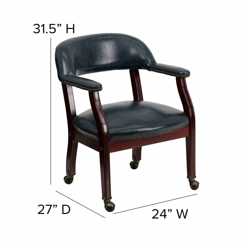 Best deal ๐งจ Flash Furniture Luxurious Conference Guest Chair In Blue With Casters ๐ 8 Best deal ๐งจ Flash Furniture Luxurious Conference Guest Chair In Blue With Casters ๐ - Image 8