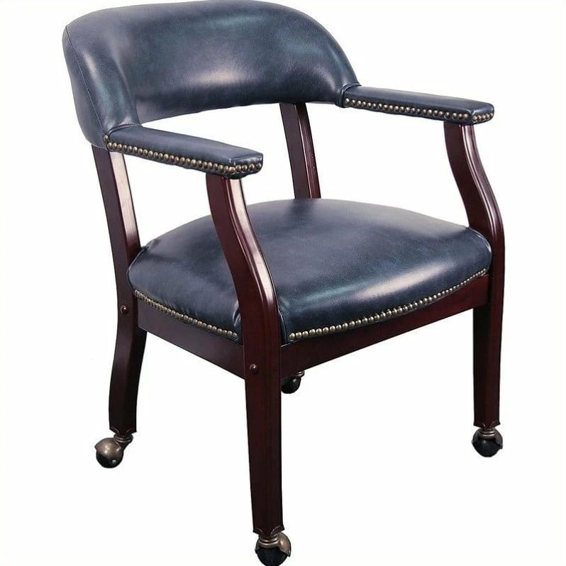 Best deal ๐งจ Flash Furniture Luxurious Conference Guest Chair In Blue With Casters ๐ 1 Best deal ๐งจ Flash Furniture Luxurious Conference Guest Chair In Blue With Casters ๐