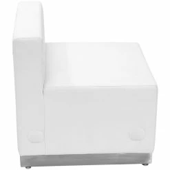 Cheap ๐งจ Flash Furniture Hercules Alon Leather Armless Chair In Melrose White โจ 5 Cheap ๐งจ Flash Furniture Hercules Alon Leather Armless Chair In Melrose White โจ -Guest Chairs Sales 483814 2 L