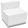 Cheap 🧨 Flash Furniture Hercules Alon Leather Armless Chair In Melrose White ✨