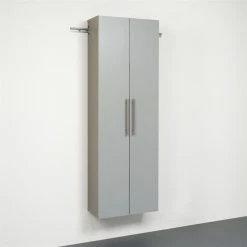 Wholesale โ๏ธ Prepac HangUps 24" Large Storage Cabinet In Light Grey Laminate ๐