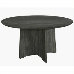 Hot Sale 🔔 Mayline Medina Conference Table (48"" Round) In Gray Steel 🧨