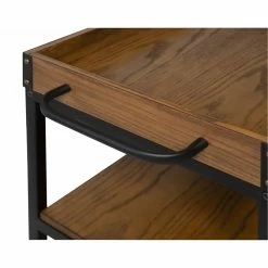 Promo π Linon Austin Metal And Wood Bar Cart In Brown π 15 Promo π Linon Austin Metal And Wood Bar Cart In Brown π -Guest Chairs Sales 638311 5 L