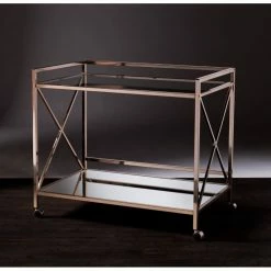 Budget π― Southern Enterprises SEI Furniture Maxton Bar Cart In Metallic Gold β€οΈ 7 Budget π― Southern Enterprises SEI Furniture Maxton Bar Cart In Metallic Gold β€οΈ -Guest Chairs Sales 656671 3 L