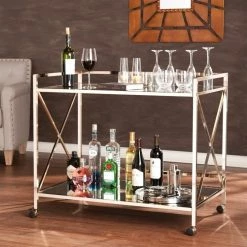 Budget π― Southern Enterprises SEI Furniture Maxton Bar Cart In Metallic Gold β€οΈ 9 Budget π― Southern Enterprises SEI Furniture Maxton Bar Cart In Metallic Gold β€οΈ -Guest Chairs Sales 656671 L